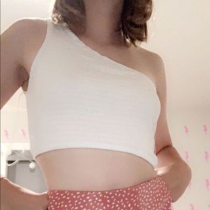 pacsun one shouldered top